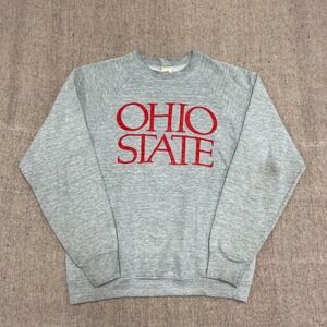 Vintagee Ohio State sweatshirt mens large gray 1980s old tag